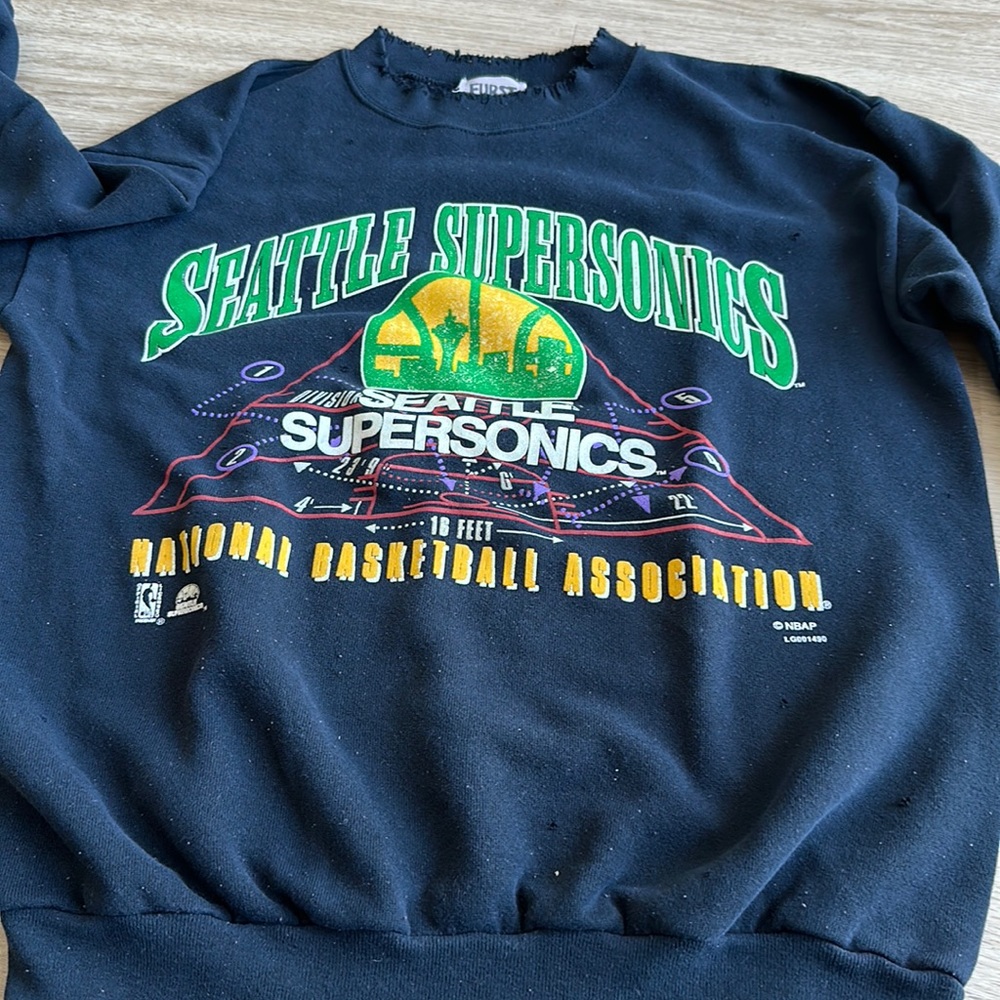 Seattle SuperSonics vintage style sweatshirt